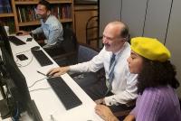 Colleagues prepare for the launch of Epic.